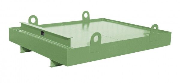 BAUER Containerwanne CW-1 resedagrün RAL 6011