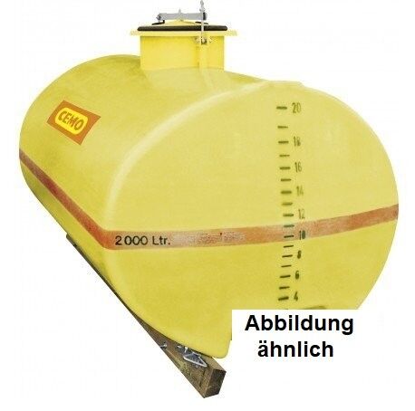 GFK-Fass oval - 1000 Liter Schellläufer (Einfülldom mittig)