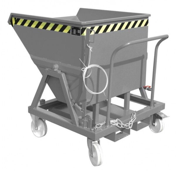 BAUER Späne-Kippmulde SKS-400 mausgrau RAL 7005