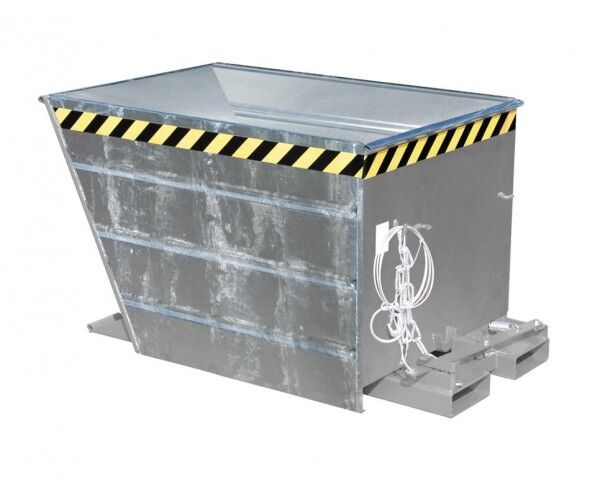 Selbstkipper VG-550 für Stapler Inhalt: 0,55 cbm Tragfähigkeit: 750 kg Farbe verzinkt