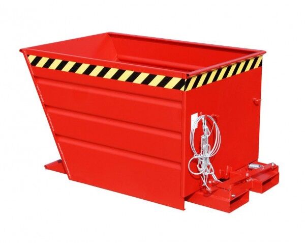 Selbstkipper VG-550 für Stapler Inhalt: 0,55 cbm Tragfähigkeit: 750 kg Farbe feuerrot RAL 3000