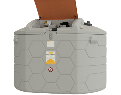 CUBE-Dieseltank Outdoor Basic 3500 - Cemo Diesel-Tankanlage