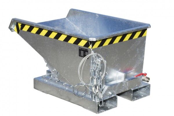 Kippbehälter EXPO-E-150 für Gabel-Stapler Inhalt: 0,15 cbm Tragfähigkeit: 750 kg Feuerverzinkte Ausführung