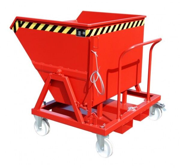 BAUER Kippmulde KS-550 feuerrot RAL 3000