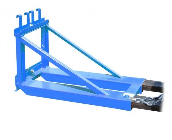 BAUER Mülltonnen-Heber MH-I für Gabelstapler lichtblau RAL 5012