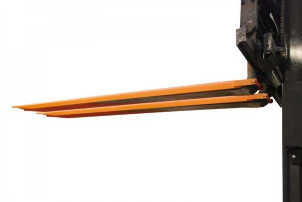Gabelverlängerung / Zinkenverlängerung Länge: 2400 mm für vorh. Zinkenquerschnitt 125x45 mm offene Ausführung gelborange RAL 2000