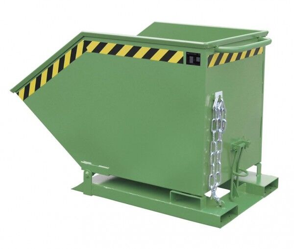 BAUER Kippmulde Typ KK-600 für Gabelstapler resedagrün RAL 6011