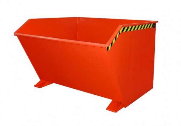 Gabelstapler Kippbehälter GU-2000 Inhalt: 2,00 cbm Tragfähigkeit: 1500 kg Farbe feuerrot RAL 3000