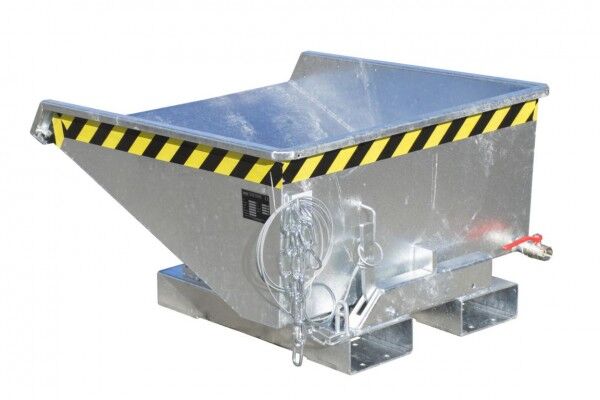 Kippbehälter EXPO-E-225 für Gabel-Stapler Inhalt: 0,225 cbm Tragfähigkeit: 750 kg Farbe gelborange RAL 2000