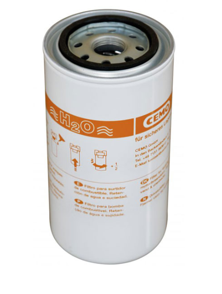 Cemo Kartusche Filter mit Wasserabscheider 1" - 12 UNF