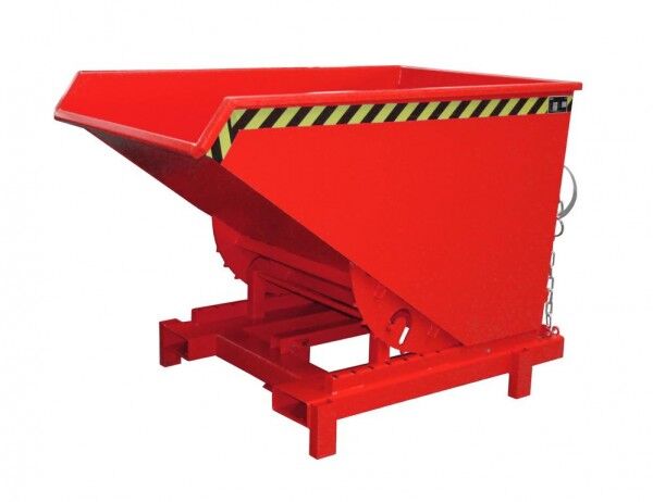 Schwerlastkipper SK-900 für Stapler Inhalt: 0,90 cbm Tragfähigkeit: 4000 kg Farbe feuerrot RAL 3000