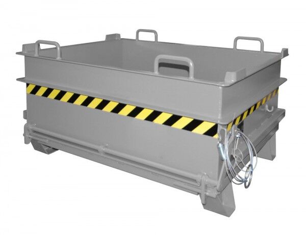 BAUER Baustoff-Container BC-500 für Gabelstapler mausgrau RAL 7005