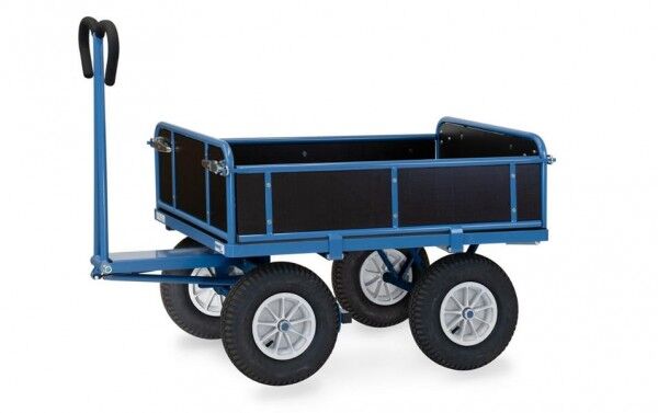 Fetra Handpritschenwagen mit Bordwänden 6454L
