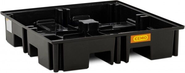 Kunststoff-Palettenauffangwanne (PE) Typ 220/4 ohne Rost