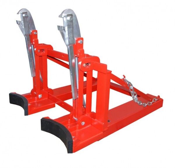 BAUER Stapler-Fasslifter Typ RS-60-II für 60-L-Stahl-Spundfässer feuerrot RAL 3000