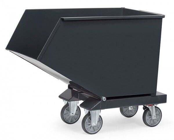 fetra Muldenkipper Typ 4703/7016 - für ebenerdige Entleerung - GREY EDITION