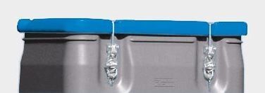 Mobil-Box 250 Liter - Deckel BLAU - 11460