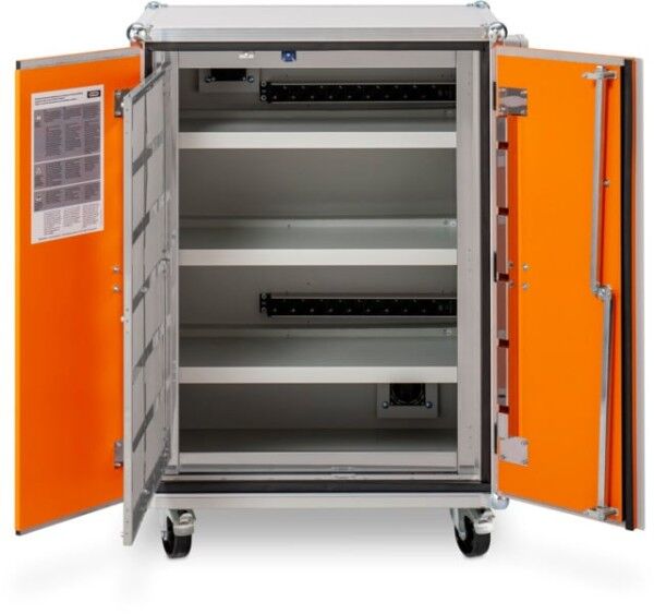 CEMO Akku-Ladeschrank Premium 8/10 auf Rollen 230V