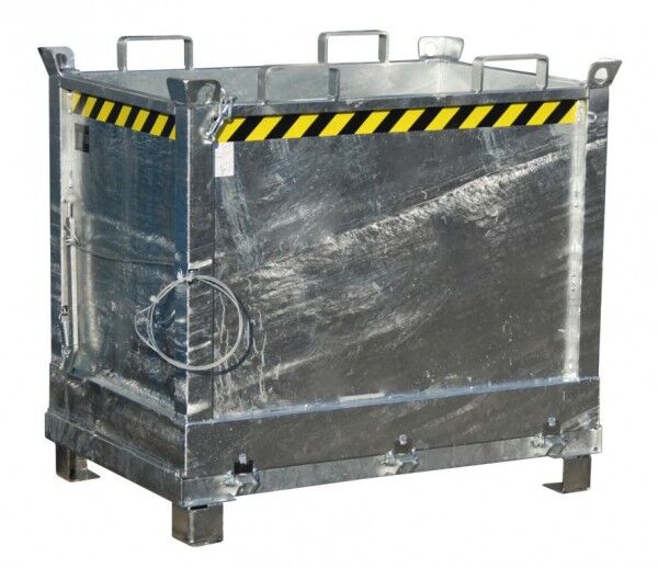 BAUER Klappbodenbehälter FB-750 für Stapler verzinkt