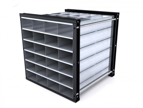 Wabenregal Typ RWR-24/1 für Langmaterial - 24 Fächer - Länge 1000 mm