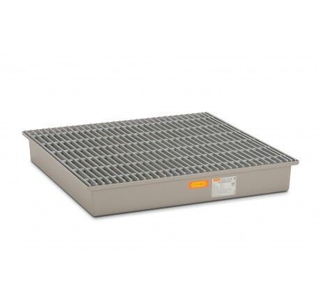 Auffangwanne GFK-220/4 mit GFK-Gitterrost
