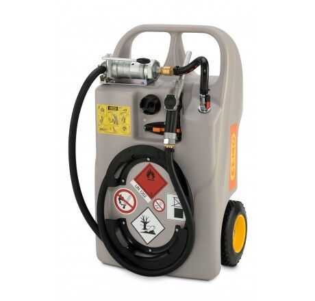 CEMO Fahrbarer Dieseltrolley 60 Liter mit Kurbelpumpe - 11100