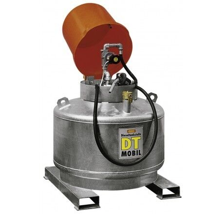 Cemo DT-Mobil 600-Liter doppelwandig mit Pumpenhaube (verzinkt)