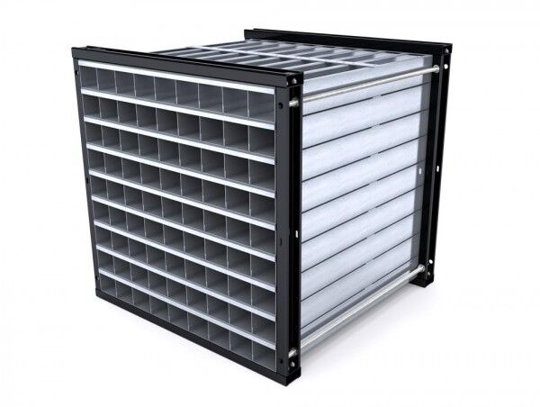 Wabenregal Typ RWR-81/1 für Langmaterial - 81 Fächer - Länge 1000 mm