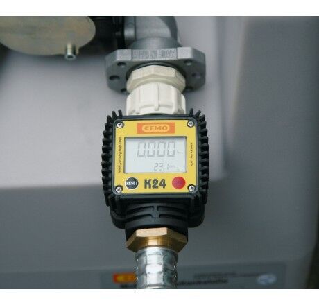 Cemo Digitaler Durchflusszähler K24 für Elektropumpe DT-Mobil Easy 200-Liter