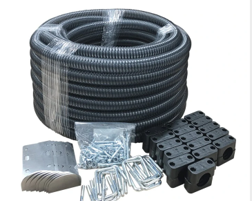 Superflex Schlauchsatz (25 m) mit Prallteller/ Halter (Für Typ Vento)