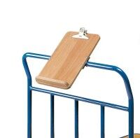 Produktbild von Fetra Tischwagen 2600 – 2 Etagen, 400 Kg Tragkraft, 850x500 Mm Ladefläche, Mit Rollen (TPE), Pulverbeschichtet In Blau