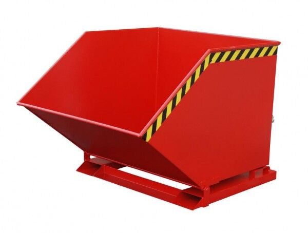 BAUER Späne-Kippmulde Typ SKK-1000 für Stapler feuerrot RAL 3000