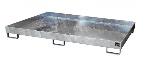 BAUER Regalwanne Typ RW-2200-1 - Für Palettenregale (Feldbreite 2200 mm) verzinkt