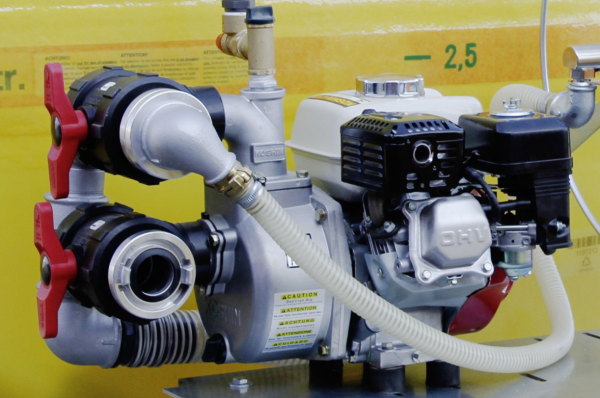 Zubehör Motorpumpe 500 l/min mit Benzinmotor (Anbauteile Bewässerungsfässer)