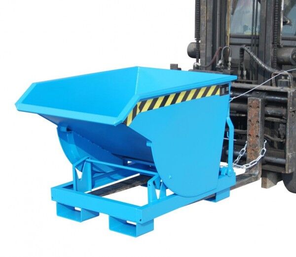 Kippmulde BKM-30 für Stapler Inhalt: 0,30 cbm Tragfähigkeit: 1500 kg Farbe lichtblau RAL 5012