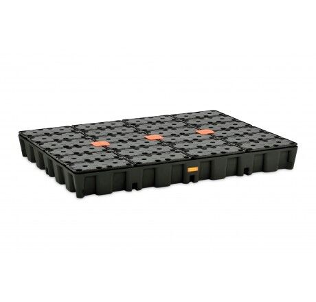 Kleingebinde- / Laborwanne aus PE Typ KL-PE-250HD (mit PE-Rost)