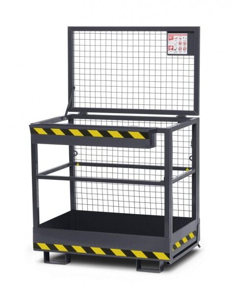 Stapler-Arbeitskorb Typ RAK - anthrazitgrau RAL 7016