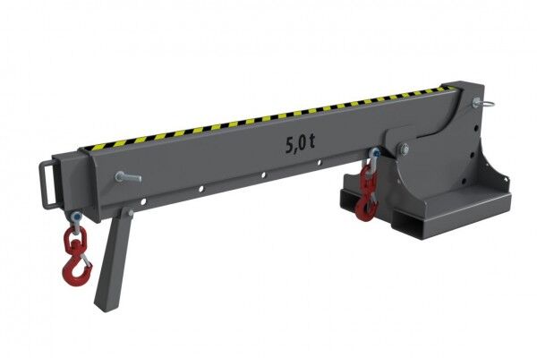 BAUER Teleskoplader KTH-5,0 / Kranarm für Stapler mausgrau RAL 7005