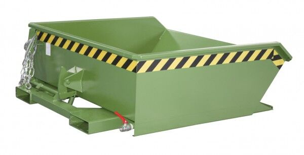 BAUER Mini-Späne-Kippbehälter SMGU-460 resedagrün RAL 6011