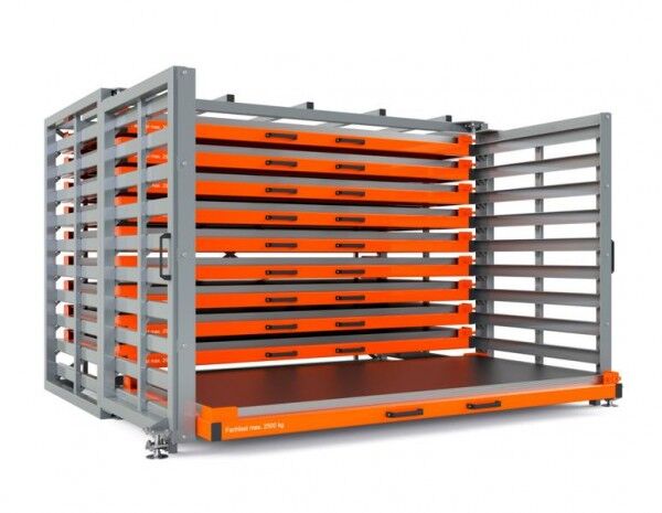 Schwerlast Schubfachregal Typ RBR-G 25/10