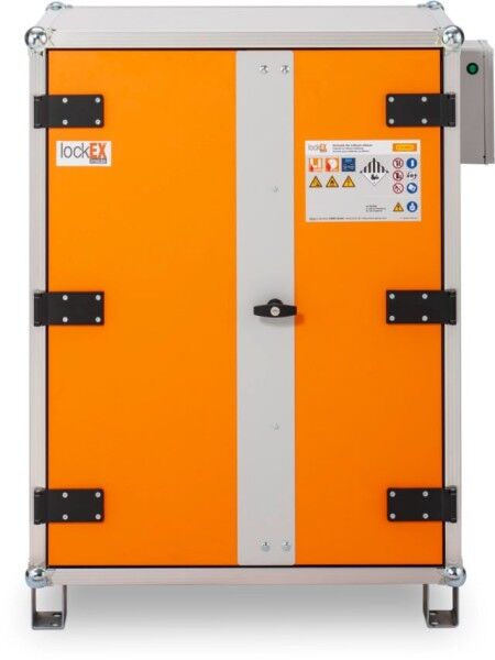 CEMO Akku-Ladeschrank Premium 8/10 mit Füßen 230V