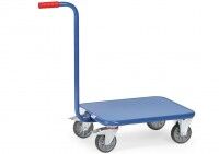 Produktbild von Fetra Tischwagen 2496 – 2 Etagen, 500 Kg Tragkraft, 600x600 Mm Plattform, Stahlrohr Geschweißt, Pulverbeschichtet, Mit TPE-Rollen 200mm