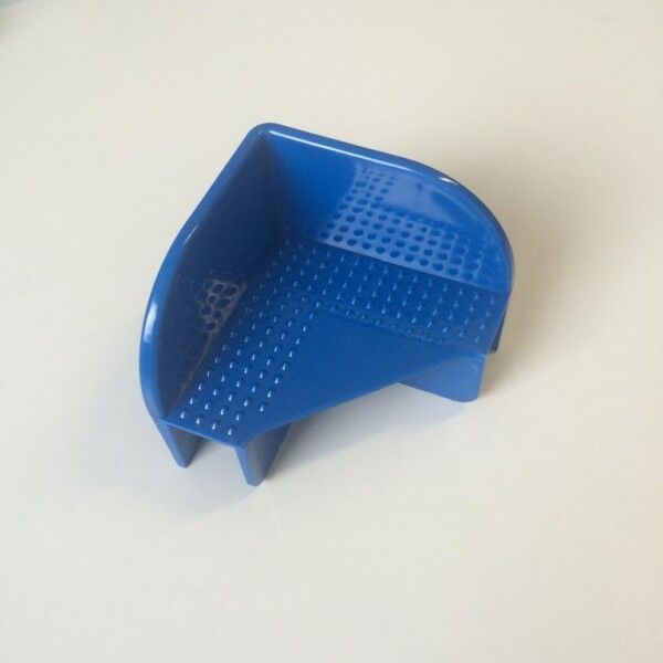 Stapelecken aus Kunststoff für Holz-Aufsatzrahmen (144 Stück) blau