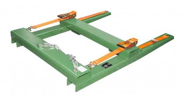 BAUER Langgut-Seitenlader Typ LSL für Gabelstapler resedagrün RAL 6011