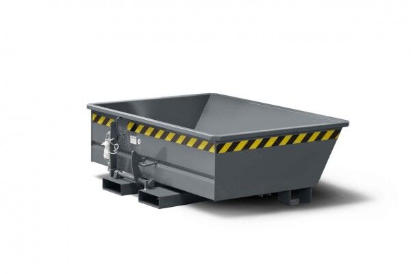 Mini-Kippbehälter Typ RMI-25 Inhalt: 0,25 cbm Traglast: 600 kg Farbe mausgrau RAL 7005