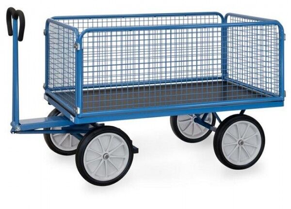 Fetra Handpritschenwagen mit Drahtgitterwänden 6435V